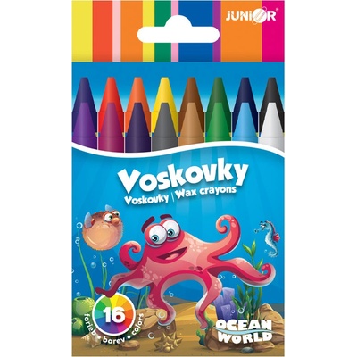 Junior Ocean World voskovky 16 ks