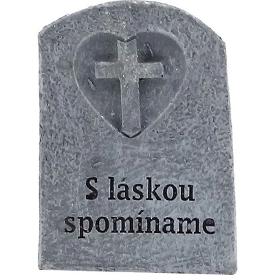 Malý náhrobný kameň S láskou spomíname 6cm