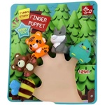 Manyuk Toys Комплект кукли за пръсти - животни, 5 броя, пластмасови (sq22001-5)
