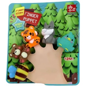 Manyuk Toys Комплект кукли за пръсти - животни, 5 броя, пластмасови (sq22001-5)