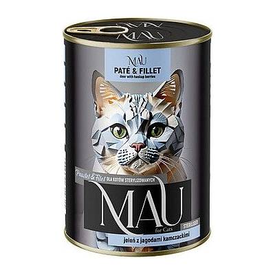 Mau Paté & Fillet s jelením mäsom a zemolezom 400 g