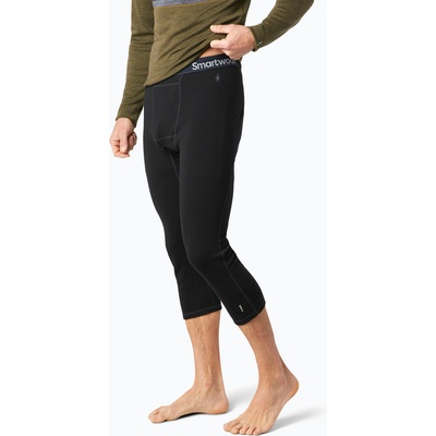 Smartwool Мъжки термо панталони Smartwool Classic Thermal Merino Base Layer 3/4 Bottom Boxed black