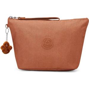 KIPLING Несесер Kipling Naomi Pouch L 5L wash bag - Brown (Copper Glimmer)