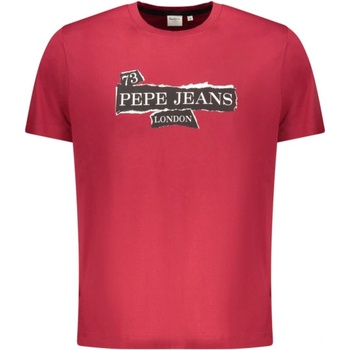Pepe Jeans Мъжка тениска с къс ръкав pepe jeans, Размер m, Цвят Червено (pm5010175griffintee_ro287)