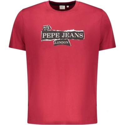 Pepe Jeans Мъжка тениска с къс ръкав pepe jeans, Размер m, Цвят Червено (pm5010175griffintee_ro287)