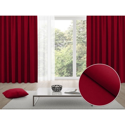 Biante Zatemňovací závěs Blackout BKU-106 Vínový - šířka 140 cm 140x240 cm