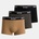 Boss Боксерки Boss Mens BOSS Bodywear 3-Pack Boxer Shorts with Logo Detail - AOP/Bei/Blk 964