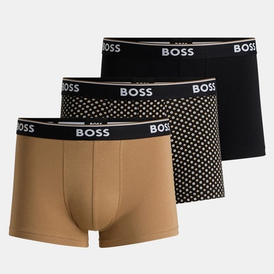 Boss Боксерки Boss Trunk 3-Pack - AOP/Bei/Blk 964