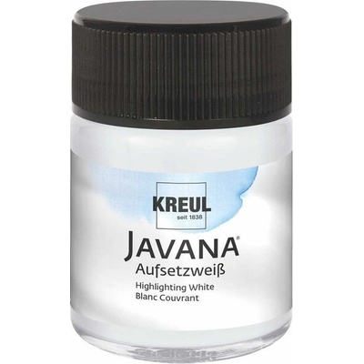 Biela zvýrazňovacia farba na textil Javana 50 ml