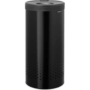 Brabantia Кош за пране, 35 л, матовочерен, стомана, Brabantia (BRAB242342)