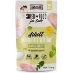 MAC's Mac’s Cat Adult GRAIN FREE, пауч за пораснали котки, БЕЗ ЗЪРНО, с Заешко и птиче месо, Глухарче и билков микс, 100 гр - Германия - 854VE