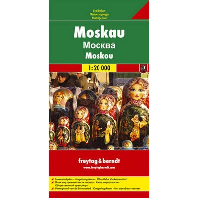 Plán města Moskva 1:20 000