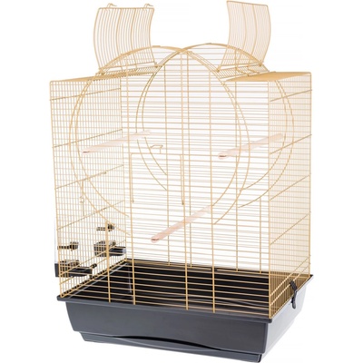 INTER-ZOO Pet Products Клетка за птици EMMA CABRIO - 54 x 39 x 73 cm ЗЛАТНА