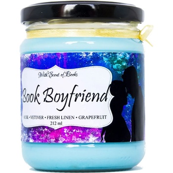 Image 1 of With Scent of Books Ароматна свещ - Book Boyfriend, 212 ml