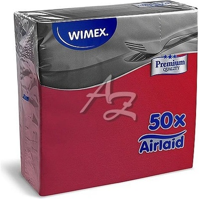 Airlaid ubrousky Premium červené 50ks 40x40cm