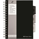 Pukka Pad Спирална тетрадка, A5, с подвързия, 125 страници, PUKKA PAD "Black project book", черна SBPROBA5 (SBPROBA5)