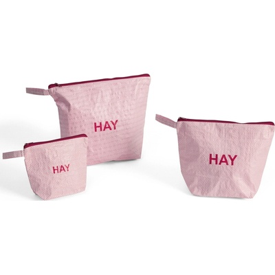 Hay kosmetická taška Candy Mono Wash Bag Wash růžová barva 3 ks