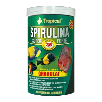 Tropical Spirulina Super Forte Granulat - растителна храна за риби гранули