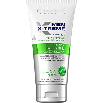 Eveline Cosmetics Men X-Treme Sensitive upokojujúci balzam po holení pre citlivú pokožku 150 ml