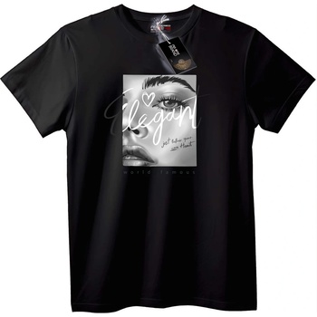 NOONEBRAND Тениска Елегантно Сърце - 6XL, White