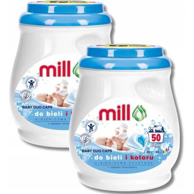 Mill Professional Kapsle na praní dětského oblečení Baby 2 x 50 PD
