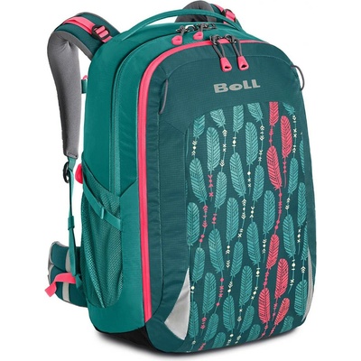 Boll batoh Smart Artwork Collection Feathers teal 24 l