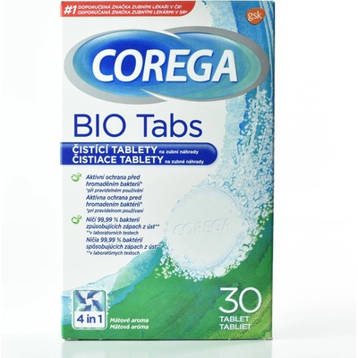 Corega Whitening tabs 30 ks