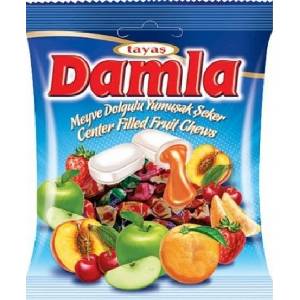Tayas Плодови бонбони Tayas Damla MIX 90гр