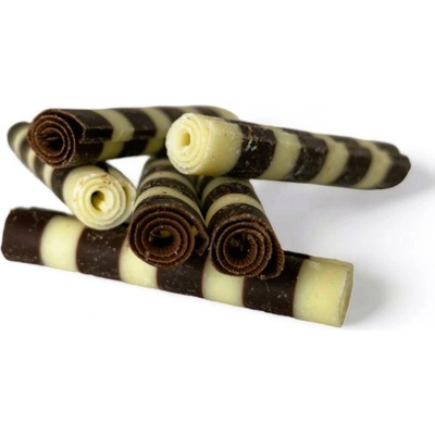 Smet Chocolaterie Čokoládové trubičky twister Zebra 60g – Zboží Mobilmania