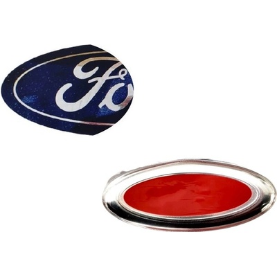 Znak FORD 125 x 50mm přední a zadní modrý – Zbozi.Blesk.cz