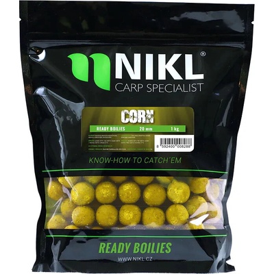 Nikl Ready boilie Corn 1 kg 20 mm – Zboží Dáma