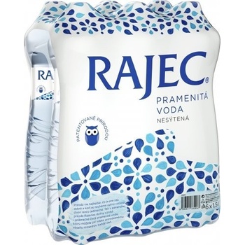 Rajec Pramenitá voda nesýtená 6 x 1,5 l
