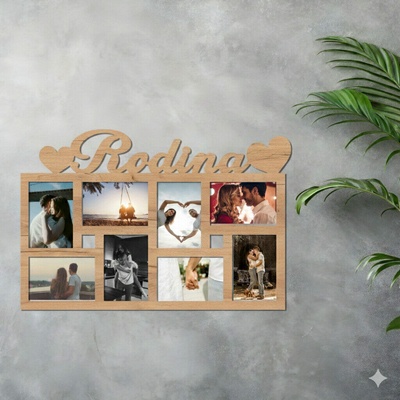 Karls DESIGN Rámik na fotky - Rodina - 60x40