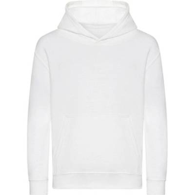 Just Hoods Detská mikina s kapucňou JH201J Arctic White