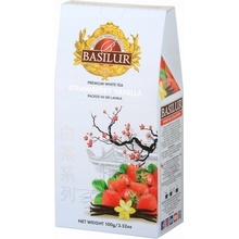 Basilur White Tea Strawberry Vanilla papier 100 g
