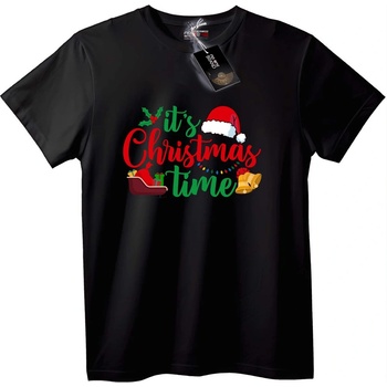 NOONEBRAND Тениска Коледно Време - 7XL, White