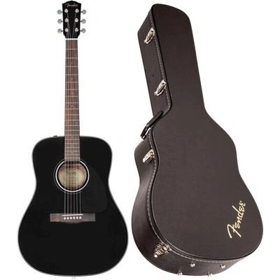 Fender Акустична китара Fender CD-60 Dreadnought V3 with Case BK + калъф