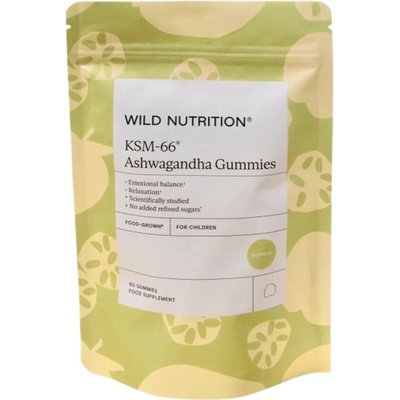 Wild Nutrition KSM-66 Ashwagandha pro děti 60 gummies