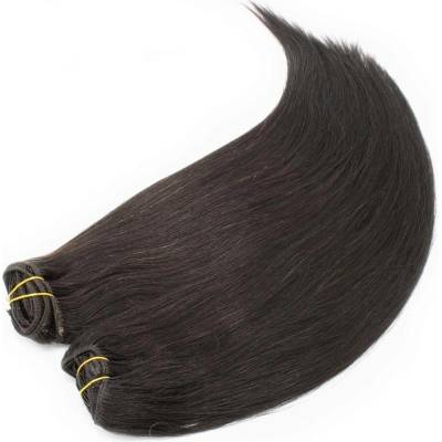 Clip in maxi set 73cm pravé lidské vlasy REMY PŘÍRODNÍ ČERNÁ