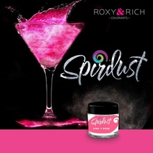 Roxy and Rich Metalická barva do nápojů Spirdust růžová 1,5 g