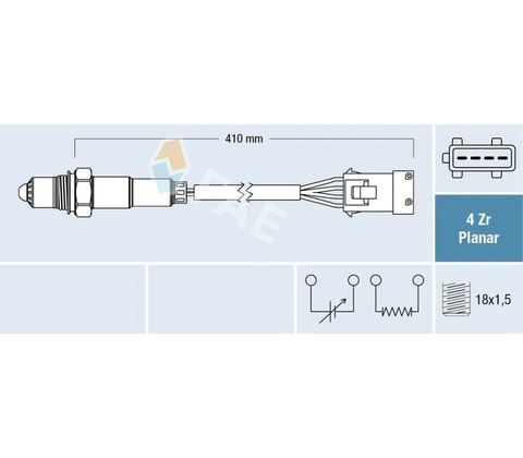 Lambda sonda FAE 77282