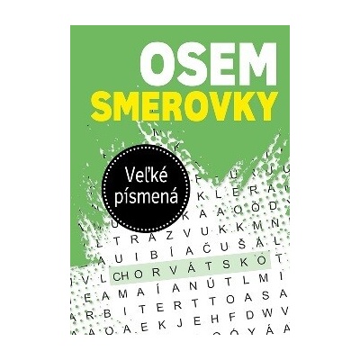 Osemsmerovky Veľké písmená - Zelené - autor neuvedený