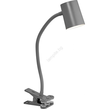 OSRAM - Настолна лампа със скоба DESK LINE 1xGU10/9W/230V сива (P227775)