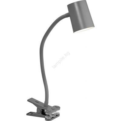 OSRAM - Настолна лампа със скоба DESK LINE 1xGU10/9W/230V сива (P227775)