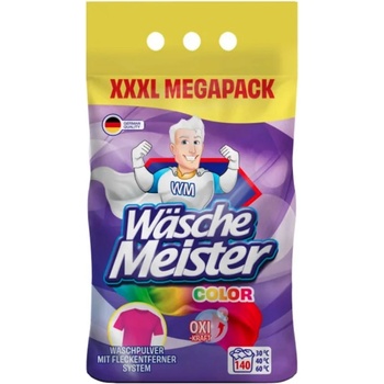 Wasche Meister Color prášok na pranie farebného prádla fólia 10,5 kg 140 PD