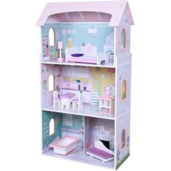 Moni Дървена къща за кукли с обзавеждане Anna 4121 (107899)
