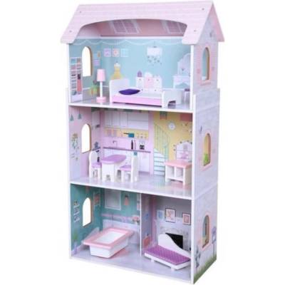 Moni Дървена къща за кукли с обзавеждане Anna 4121 (107899)