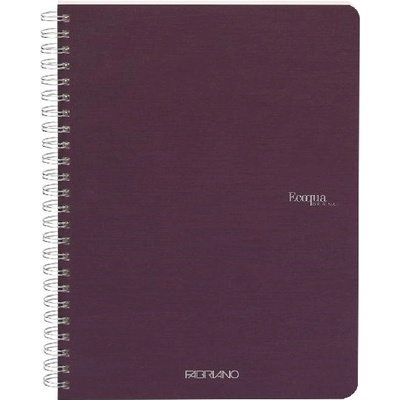 Fedrigoni Ecoqua A5 70 листа лилав тефтер със спирала 19148212 (19148212)