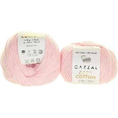 Gazzal Baby Cotton 3411 světle růžová