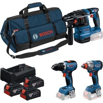 BOSCH GSR 18V-65 + GDX 18V-285 + GBH 18V-22 0615A50093